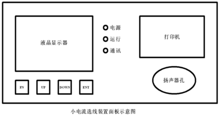 小電流系統(tǒng)接地微機選線裝置面板